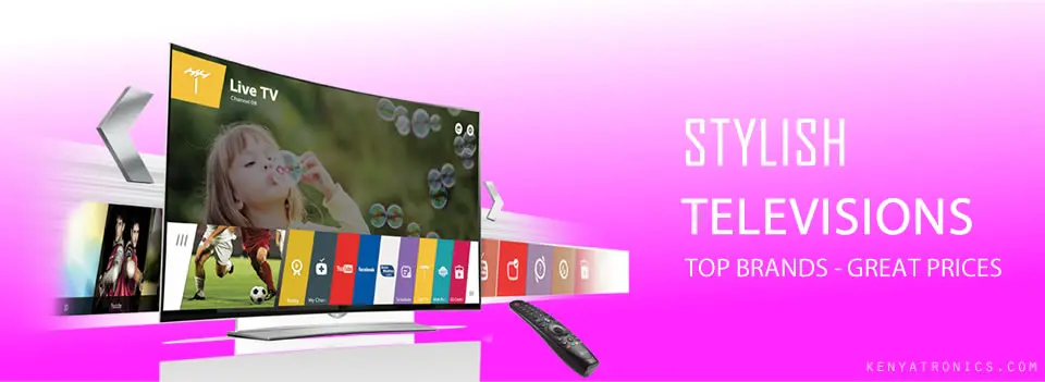 Buy Stylish Televisions and pay on delivery