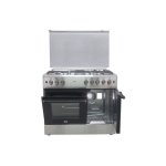 Mika      Standing Cooker, 90cm X 60cm, 4 + 1, Electric Oven, With A Gas Compartment, Half Inox - MST90PU41HI/GCW By Mika