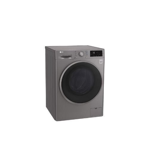 LG F4J6TMP8S Front Load Washer Dryer, 8/5 KG - Silver By LG