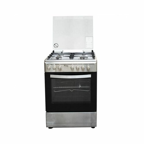 RAMTONS 4GAS 60X55 SILVER COOKER- RF/412 By Ramtons