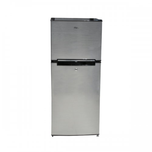 MIKA Fridge, 118L, Direct Cool, Double Door, Line Silver Dark MRDCD70LSD By Mika
