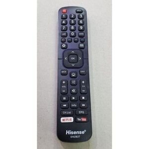 Hisense Smart TV Remote Replacement – Universal Remote, Black