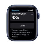 Apple Watch Series 6 (GPS, 40mm, Blue Aluminum, Deep Navy Sport Band) By Apple