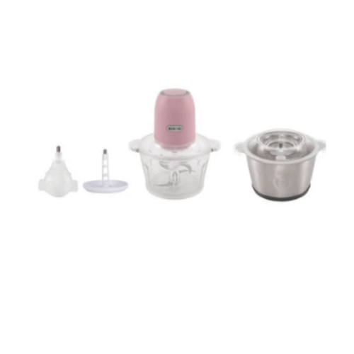 Rebune RE-2-102 Food Processor: Twin Bowls, 2.0L, 350W