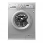 LG FH4G7TDY5 Front Load Washing Machine, 8KG, DD, Steam - Silver By LG