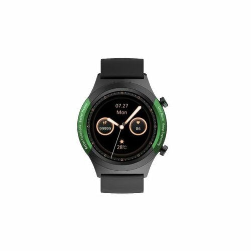 Oraimo Watch R Heart Rate Monitoring Waterproof Smart Watch-Green / Silver / Dark