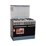 Ramtons 4G+2E 90X60 STAINLESS STEEL COOKER- RF/493 By Ramtons