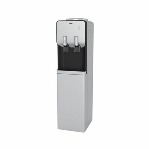 MIKA MWD2302SBL Water Dispenser, Standing , Hot & Electric Cooling, With Cabinet, Silver & Black By Mika