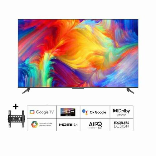 TCL 50-Inch P735 4K QUHD LED Google TV (50P735) By TCL