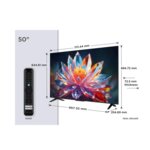 TCL 50 Inch QLED 4K Smart TV 50T6D - Dolby Atmos, Fire TV OS, HDR10 By TCL