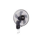 Von VSNJ6610K 16" Wall Fan - Black By FANS