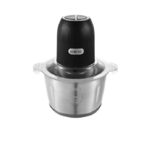 Rebune RE-2-100 Food Processor: 500W, 3.0L Stainless Steel