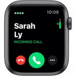 Apple Watch Series 5 GPS 40mm Grey Aluminium Case With Black Sport Band By Apple
