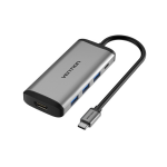 VENTION TYPE C TO 3 PORTS USB3.0 HUB + HDMI + PD CONVERTER By Hubs/Cables