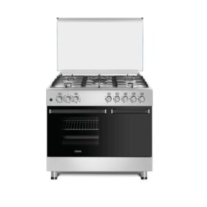 Image for MIKA 90cm × 60cm Dual Fuel Standing Cooker 5 Gas Burners MST905G2WEG10HI