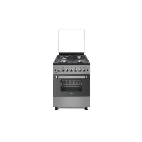Brand New MIKA MST58U31E4DG Standing Cooker: 58cm X 58cm, 3 Gas Pool Jet Burners + 1 RAPID Hot Plate
