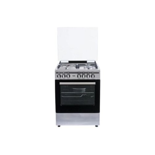 Von Cooker 3 Gas + 1 Electric - VCF663151FSY Thick Enamel Inox Grey By Von