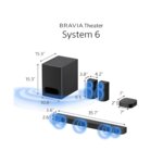 Sony HT-S60 BRAVIA Theatre System 6 – 5.1ch 1000W Home Theatre With Dolby Atmos, DTS:X, Bluetooth 5.3, S-Force PRO, Vertical Surround Engine & BRAVIA Sync In Kenya By Sony