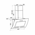 Newmatic H86.9 Kitchen Chimney Hood By Newmatic