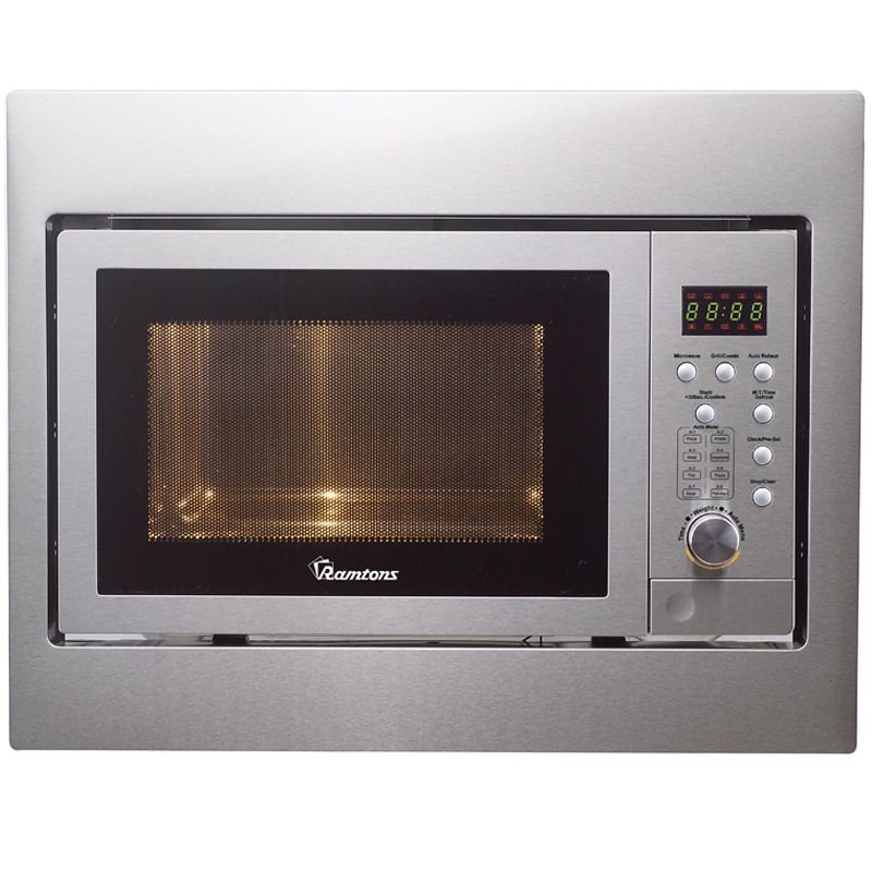 25 LITERS BUILT-IN MICROWAVE+GRILL STAINLESS STEEL- RM/311 | Free