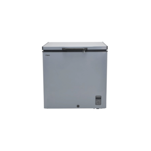 MIKA MCF197ADG Chest Freezer, 197L – Aluminium Inner, Dark Grey