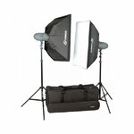 Visico Studio Flash VL 300 PLUS Softbox Kit By Visico