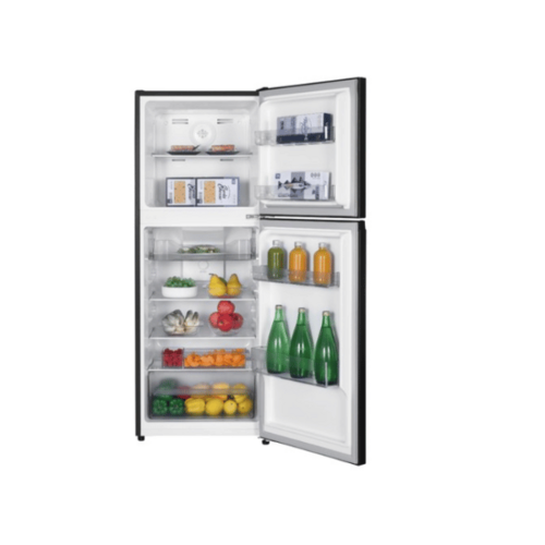 MIKA MRNF197XLB Fridge: 197L, 2 Door Top Mount Freezer, No Frost