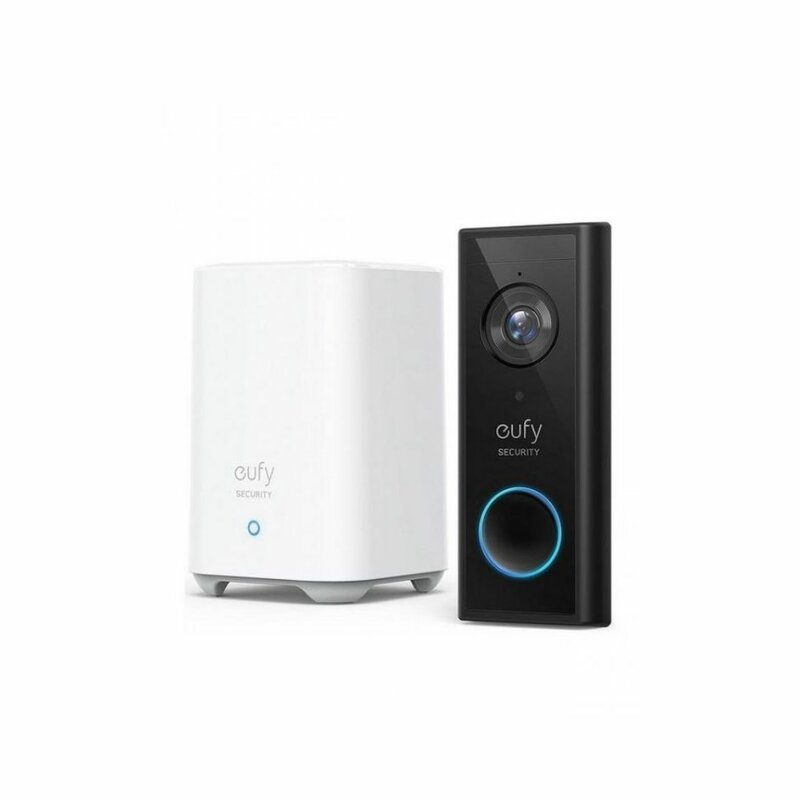 Eufy Video WiFi Doorbell 2K BatteryPowered With Homebase E82101W4
