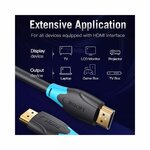 VENTION HDMI CABLE 2METER BLACK – VEN-AACBH By Cables