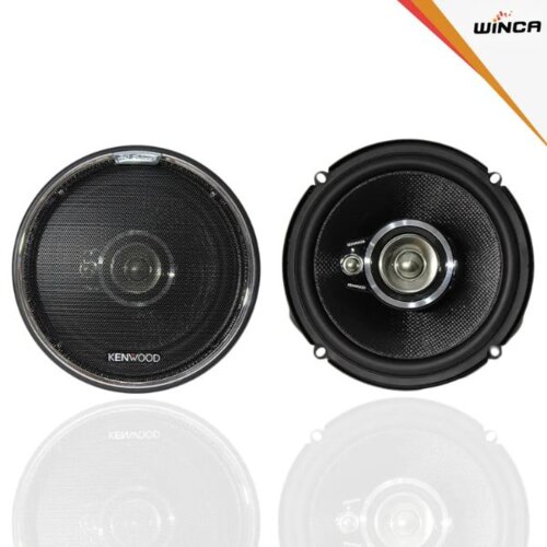 Kenwood KFC-HQR1600 – 6.5 Inch  3-Way Car Speakers, 400W Peak Power