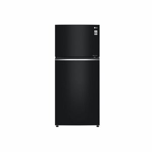 LG GN-C702SGGU 506L Top Freezer Double Door Fridge, Black Glass photo