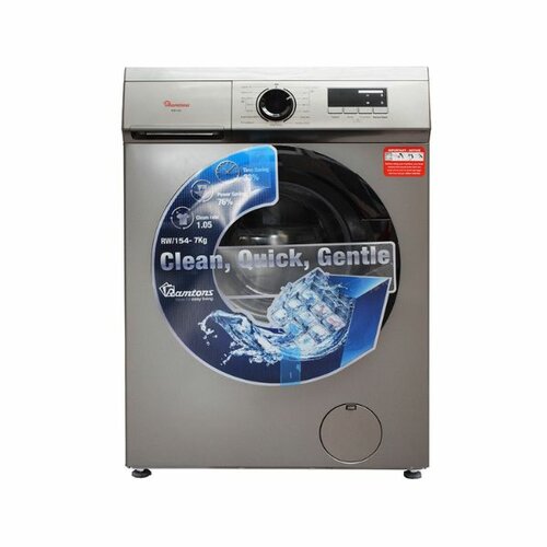 Ramtons 7kg Front Load Washer RW/154 Fully Automatic 1400RPM By Ramtons