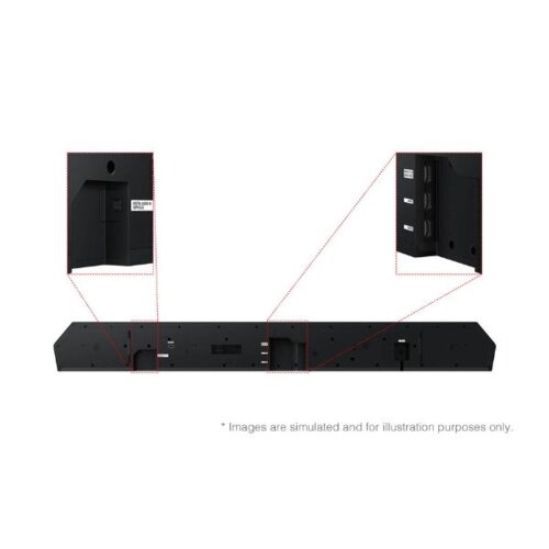 Samsung HW-Q990F Dolby Atmos Soundbar System With Subwoofer And Rear Speaker