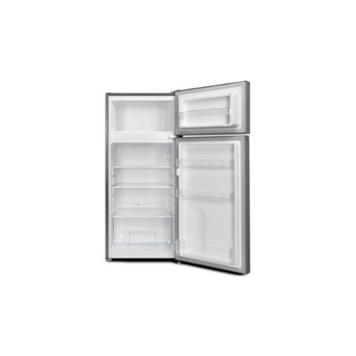 MIKA MRDCD112DS Fridge, 112L, 2 Door Top Mount Freezer, Defrost