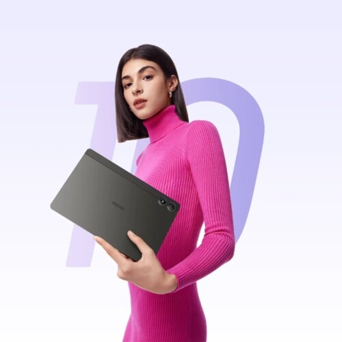 Tecno Megapad 10 - 10.1-Inch HD+ Display, Variants; 4GB RAM + 128GB ROM/4GB RAM + 256GB Storage, 7000mAh Battery, 4G LTE