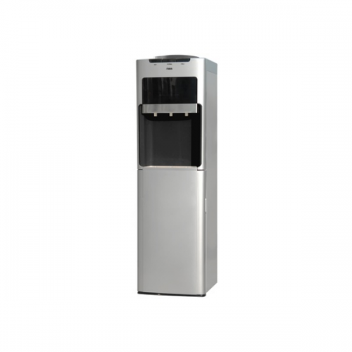 MIKA Water Dispenser, Standing, Hot, Normal & Cold, Compressor Cooling, Silver & Black-MWD2604/SBL By Mika