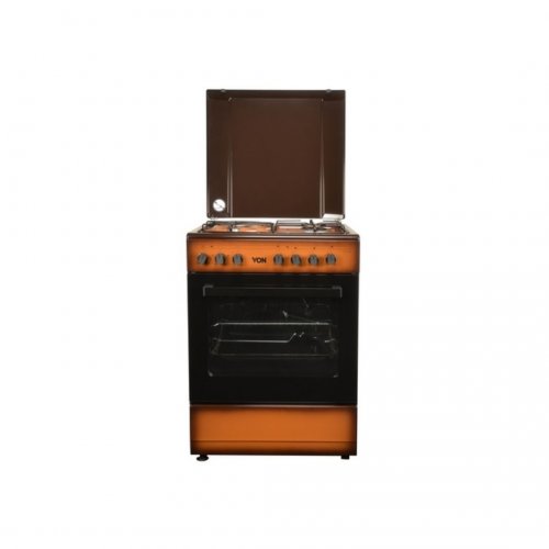 Von VAC6S031UD 3 Gas + 1 Electric Cooker - TDF Dark