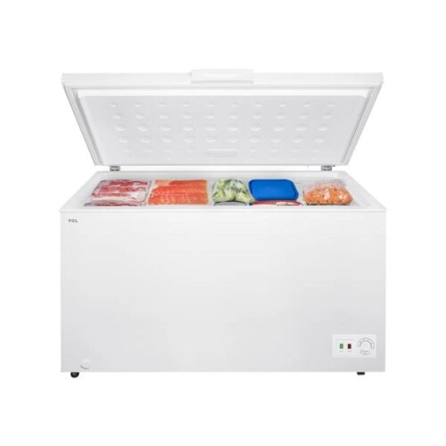 Von VAFC37DHG Chest Freezer - 371L, Grey