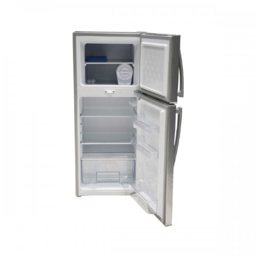 MIKA Fridge, 138L, Direct Cool, Double Door, Silver Brush MRDCD75SBR
