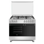 MIKA Cooker MST9041WEG10PB 90cm Gas Plus Electric Oven By Mika