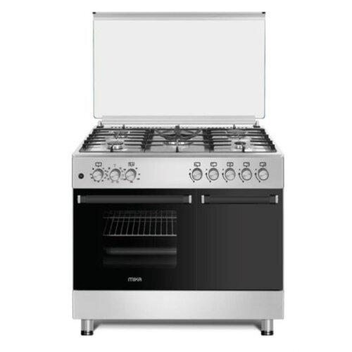 MIKA Cooker MST9041WEG10PB 90cm Gas Plus Electric Oven
