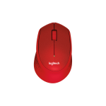 Logitech Wireless Mouse M330 – Black, Blue, Red By Logitech