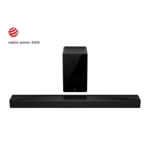 TCL Q75H 5.1 Channel Dolby Atmos Soundbar With Wireless Subwoofer – Black photo