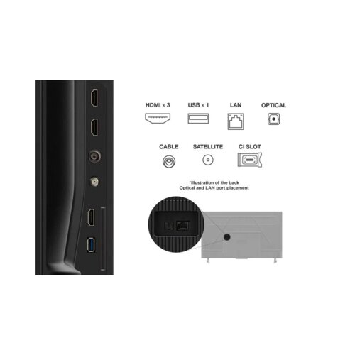 TCL 65 Inch 4K Google Smart TV 65V6D 2026 Model – Google Assistant, Dolby Atmos, HDR