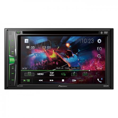 Pioneer AVH-A215BT 6.2" WVGA Touchscreen Display, Built-in Bluetooth®, Direct Control for iPod/iPhone and Certain Android Phones Car Headunit  By PIONEER