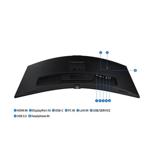 Samsung Monitor LS34C654VAMXUE – 34 Inch Curved Ultrawide Monitor