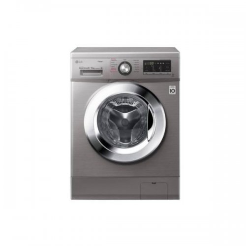 LG FH4G6VDGG6 Front Load Washer Dryer, 9/5 KG - Silver