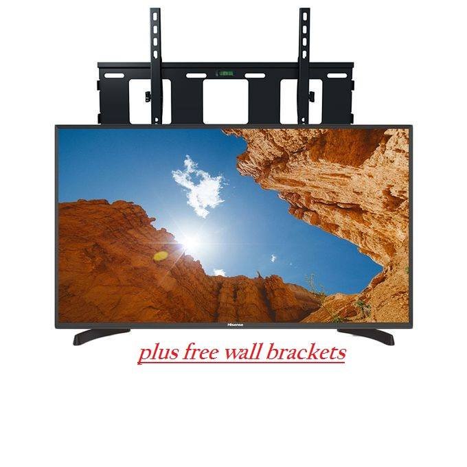 HISENSE 32 Inch HD Digital LED TV + Free Wall Brackets HE32N50HTS