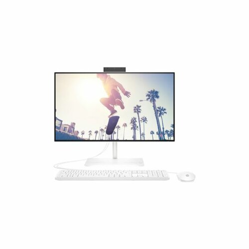 Sleek HP 24-CB1025nh AIO: Core I5-1235U (12th Gen), 8GB RAM, 512GB SSD