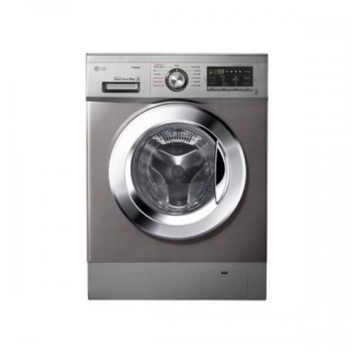LG FH4G6VDYG6 Front Load Washing Machine, 9KG - Silver